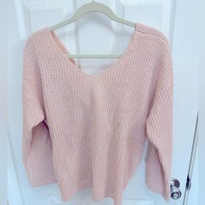 ASTR the label M pink sweater